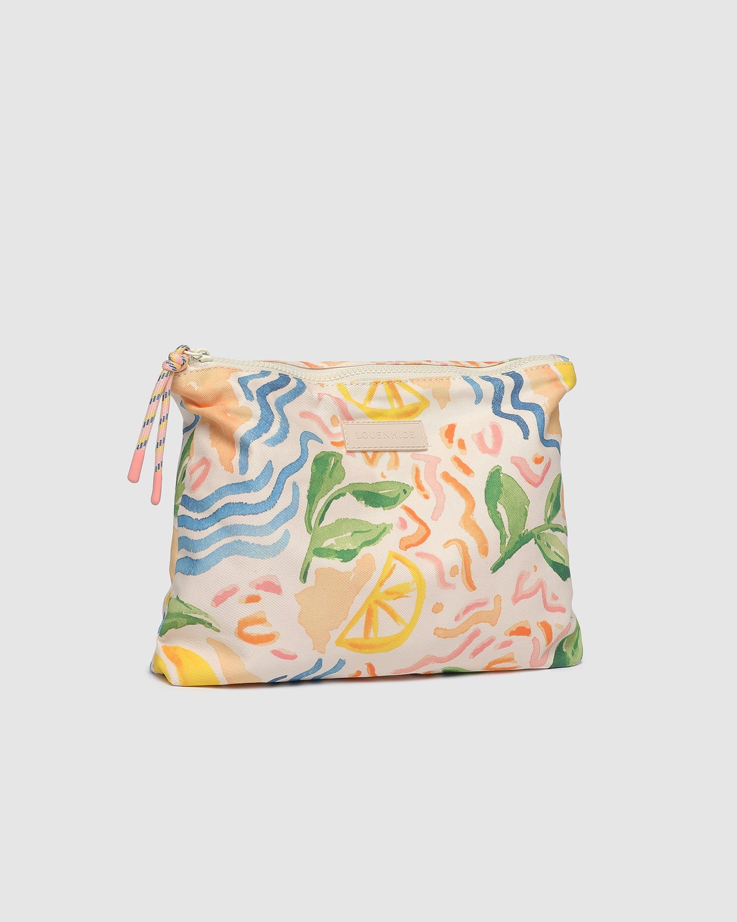 Carly Pouch - Lemon Print