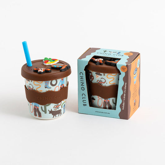 Chino Charm Cup 8oz - Cowboy