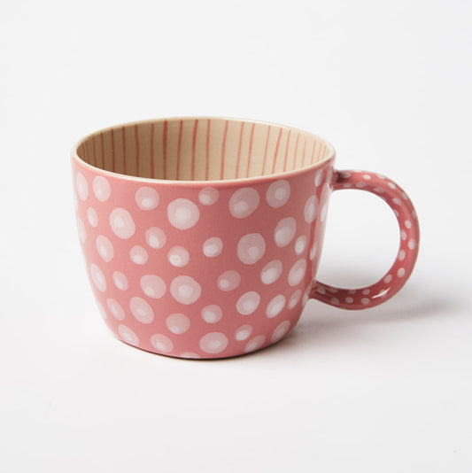 Chino Mug - Pink Dot