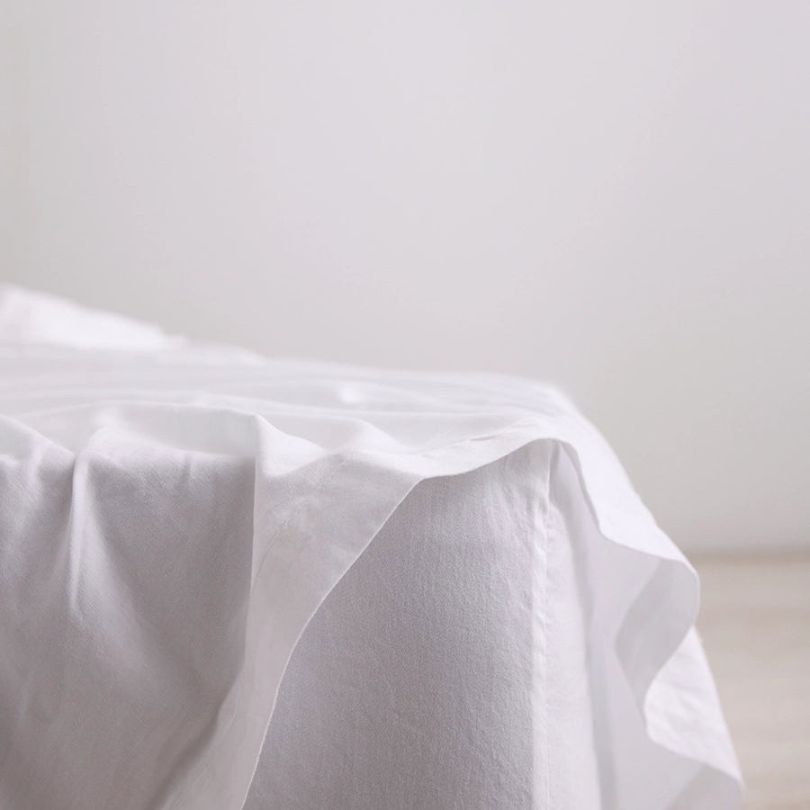 Cot Fitted Sheet - Organic Cotton Milkshake