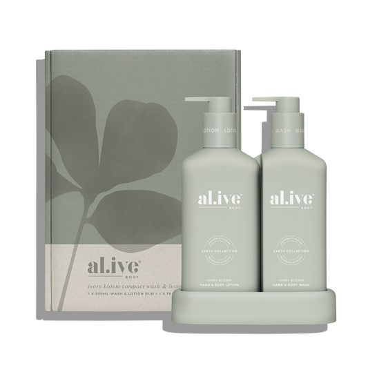Compact Wash & Lotion Duo - Ivory Bloom