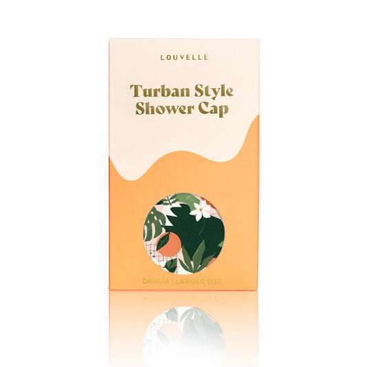 Dahlia Big Hair Shower Cap - Peach Bellini