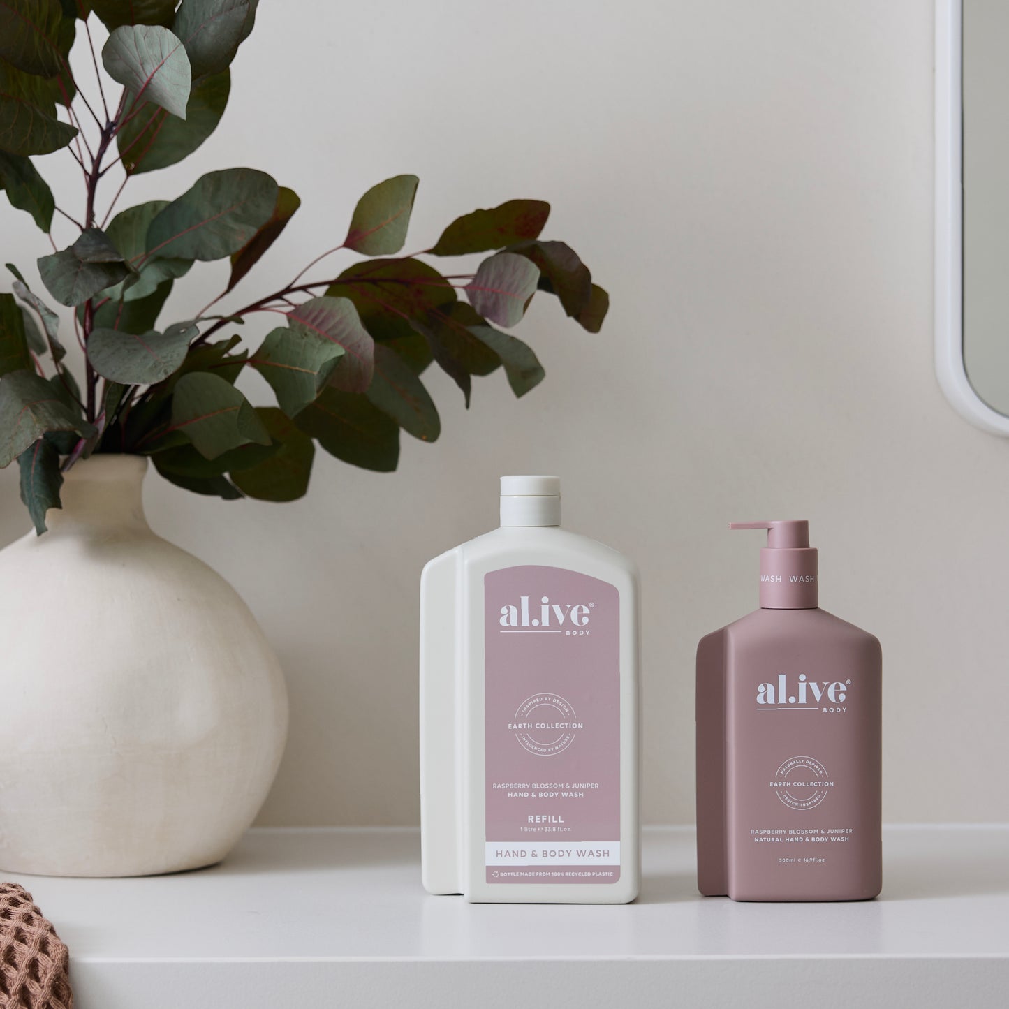 1 Ltr Hand & Body Wash Refill - Raspberry Blossom & Juniper