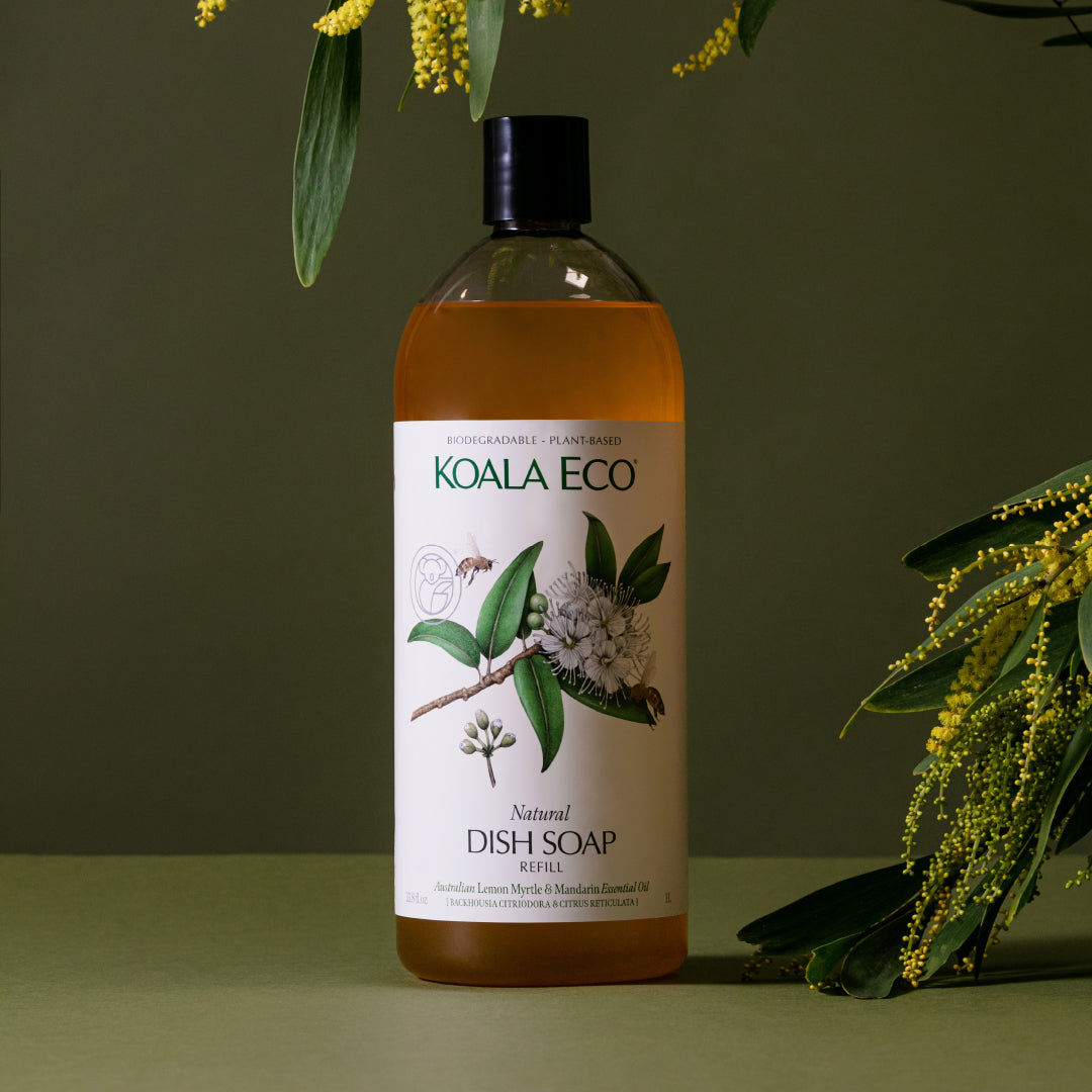 Natural Dish Soap 1L Refill - Lemon Myrtle & Mandarin