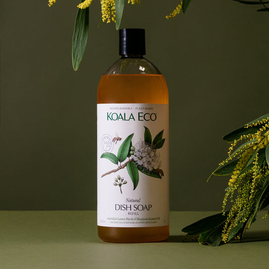 Natural Dish Soap 1L Refill - Lemon Myrtle & Mandarin