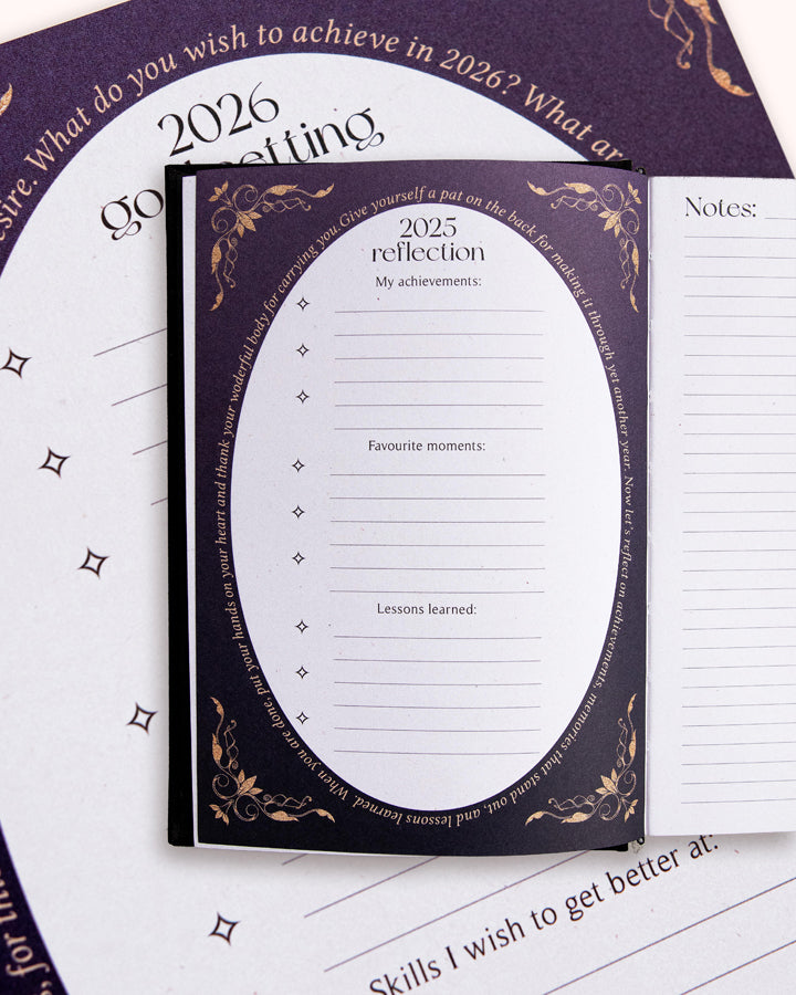 2026 Daily Planner - Vintage Rose