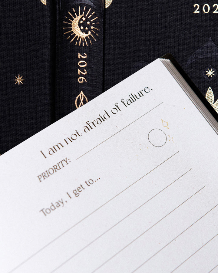 2026 Daily Planner - Vintage Rose