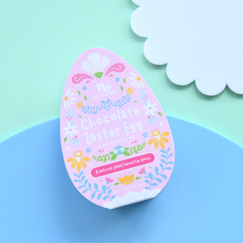 Natural Lip Gloss & Nail Stickers Set - Easter Egg