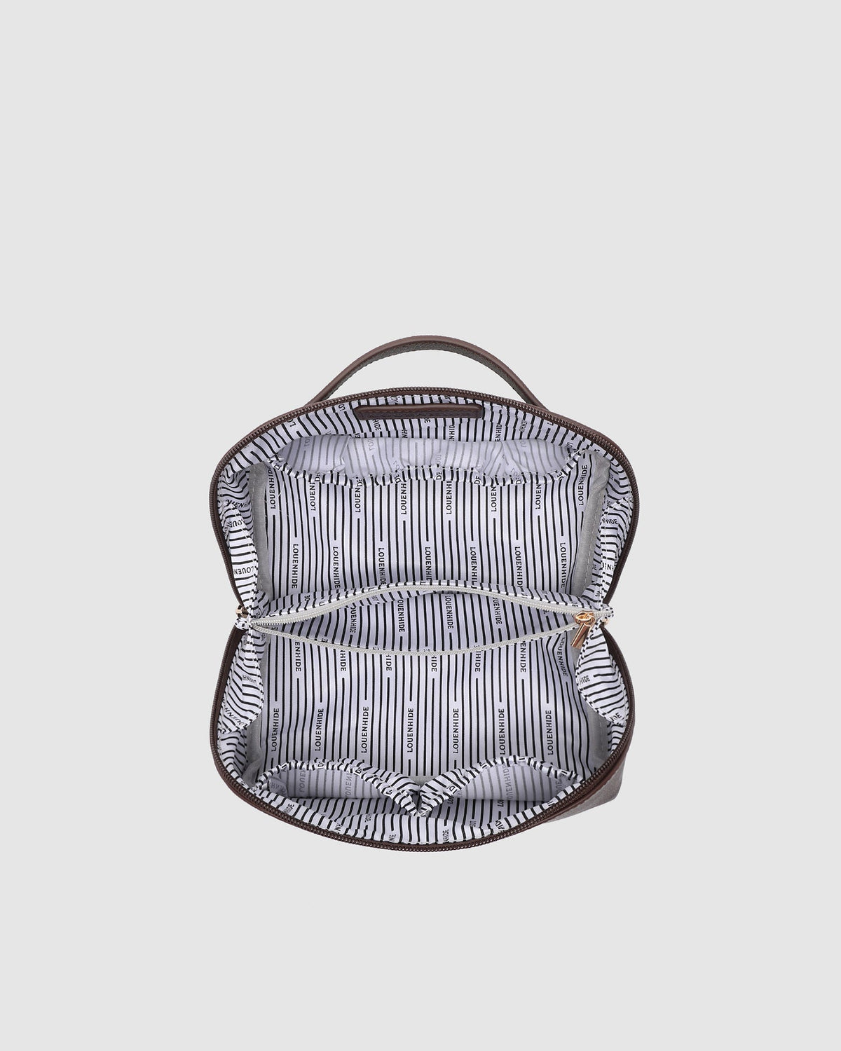 Ellis Makeup Bag - Chocolate