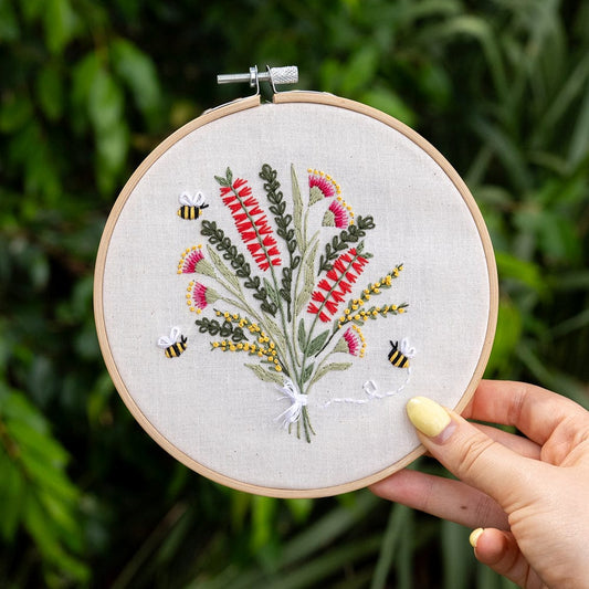 Embroidery Kit - Australian Native Bouquet