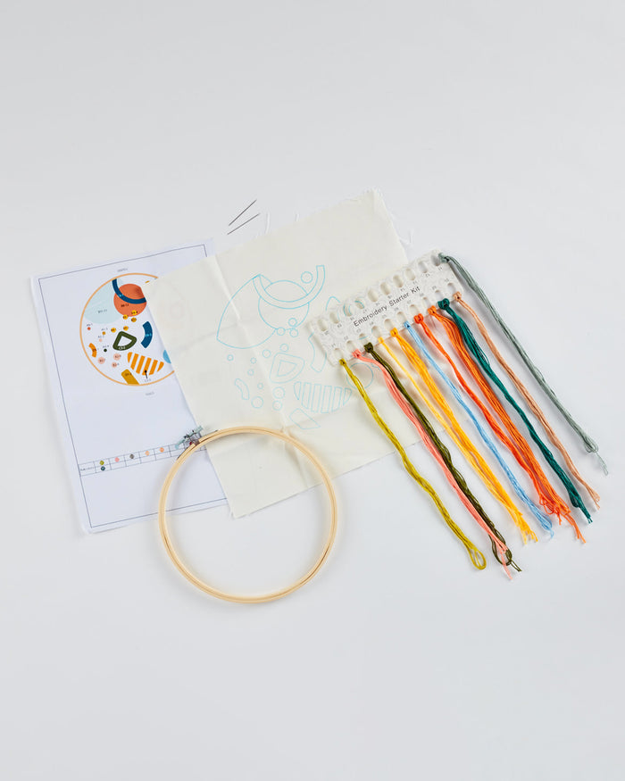 Embroidery Kit - Shapes