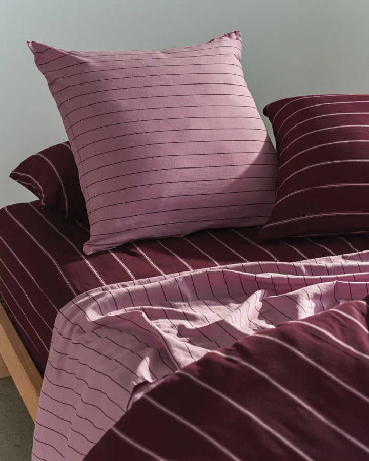 King Fitted Sheet - Mulberry