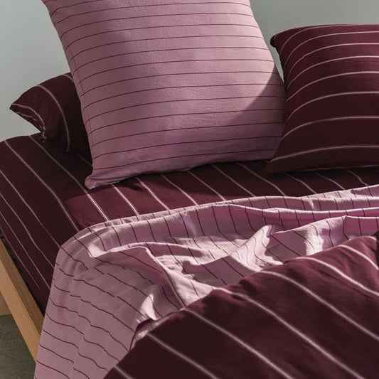 Double Fitted Sheet - Mulberry