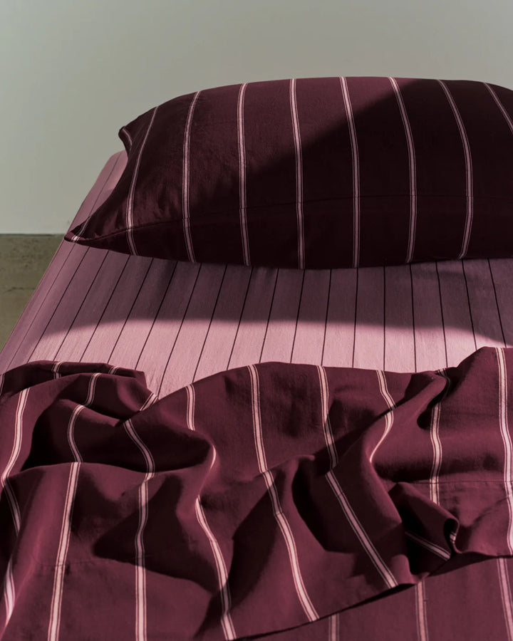 King Flat Sheet - Mulberry