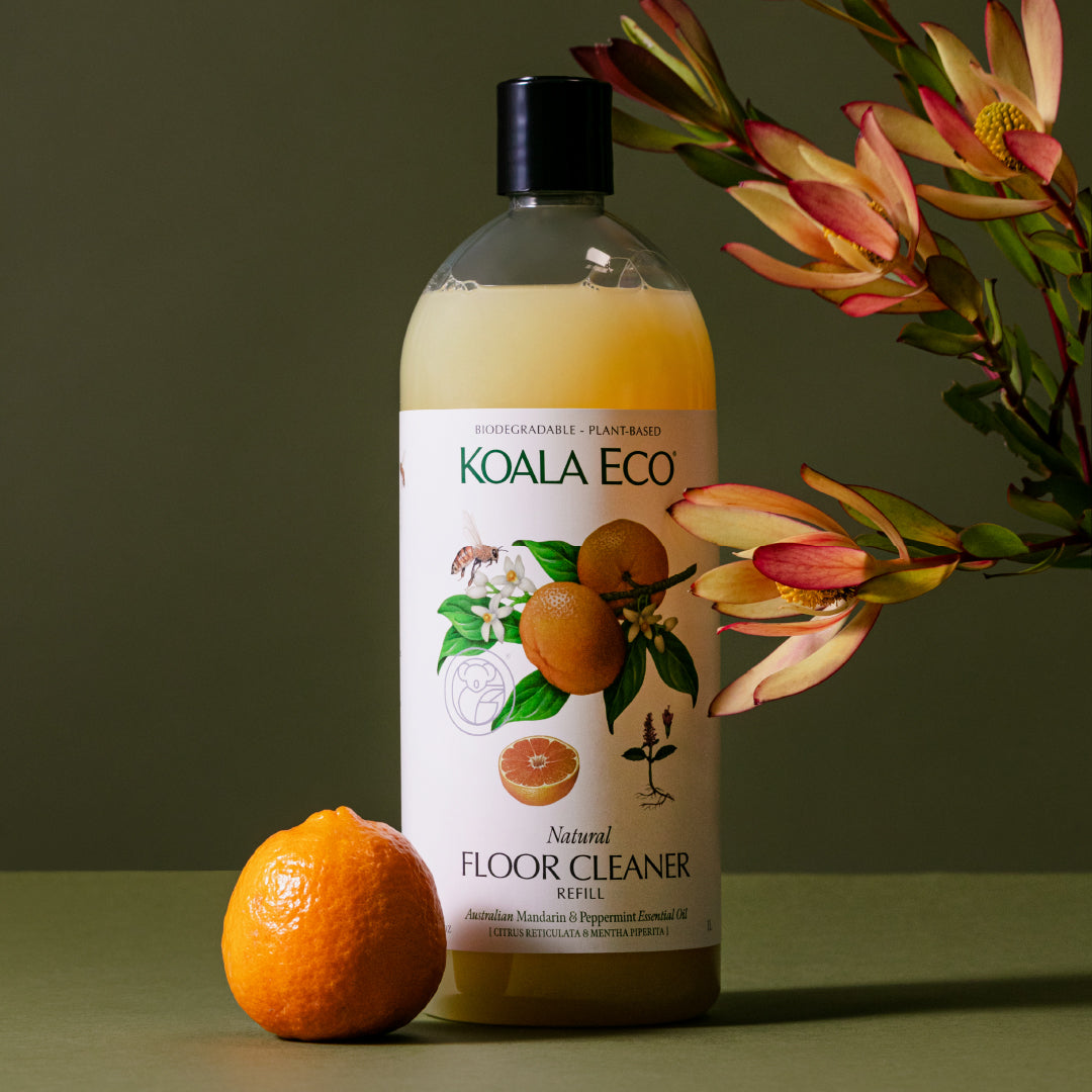 Natural Floor Cleaner 1L Refill - Mandarin & Peppermint