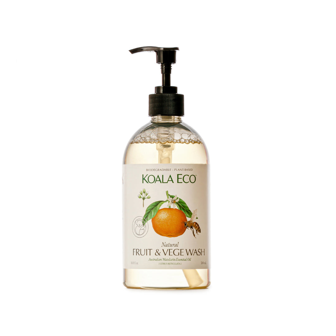 Natural Fruit & Vege Wash 500mL - Mandarin