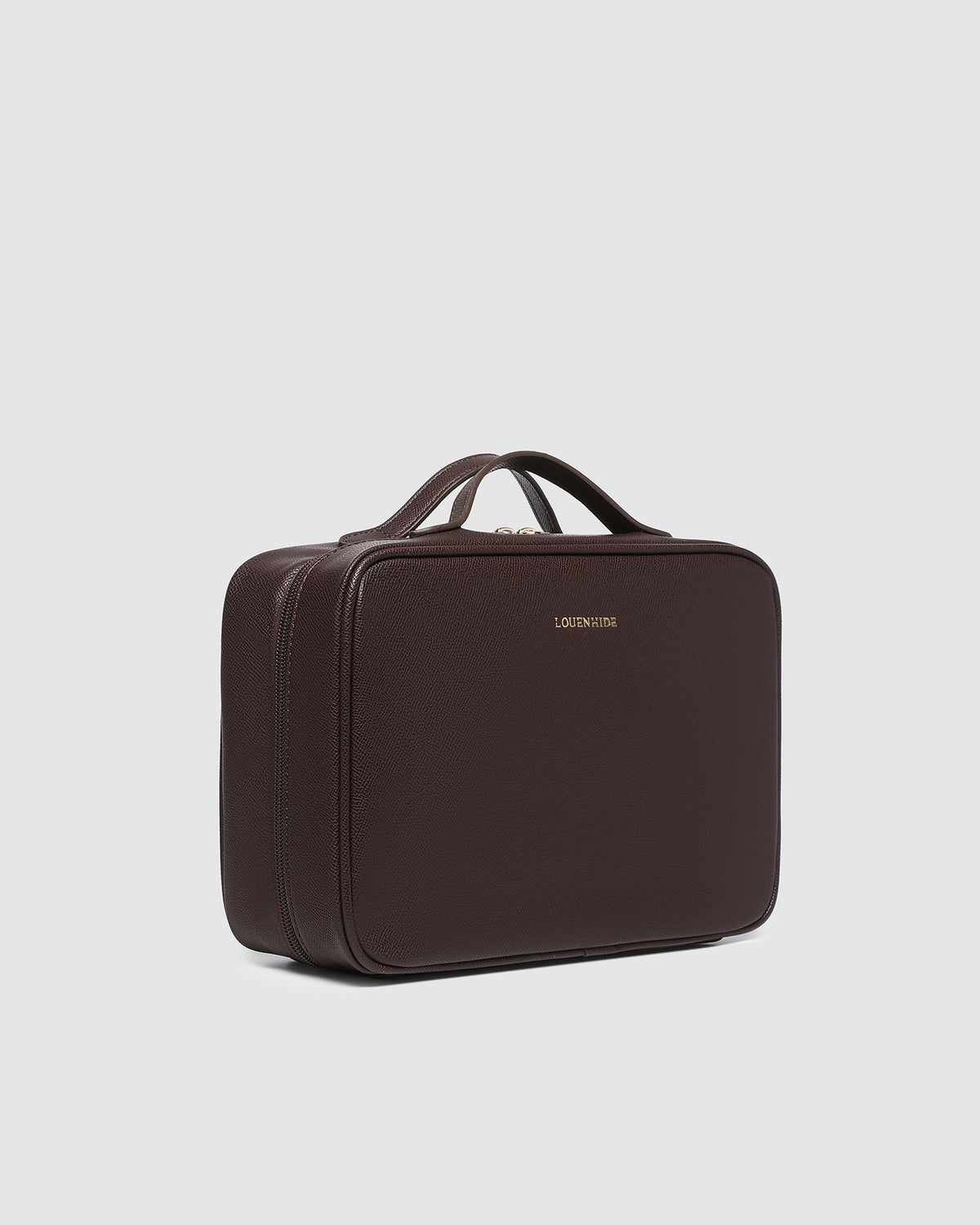 Georgie Cosmetic Case - Chocolate