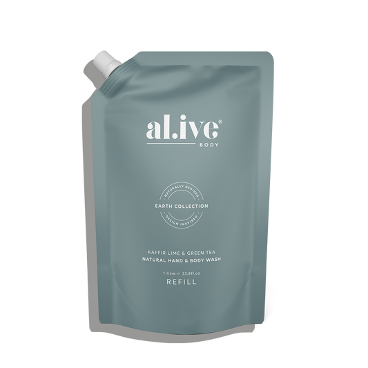 1 Ltr Wash Refill - Kaffir Lime & Green tea