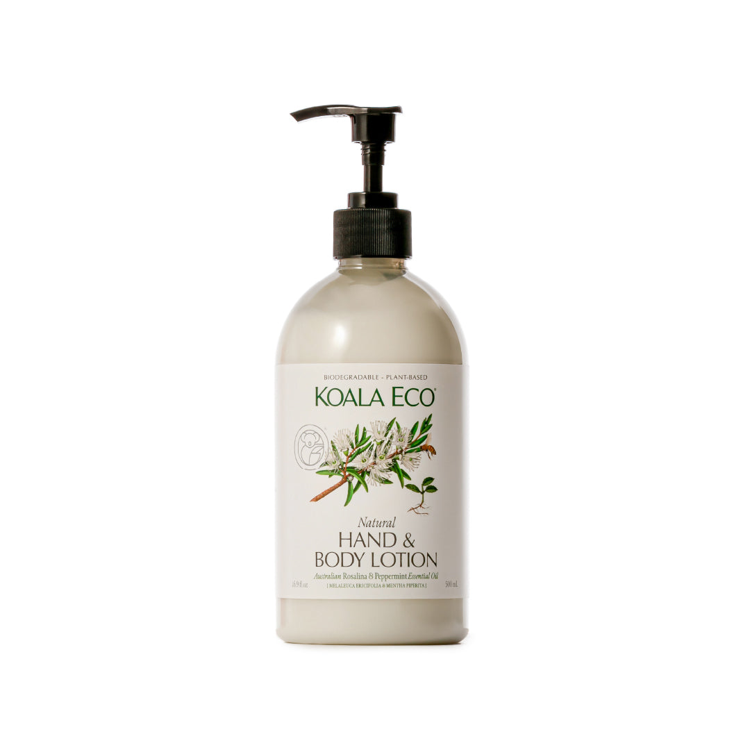 Natural Hand & Body Lotion 500mL - Rosalina & Peppermint