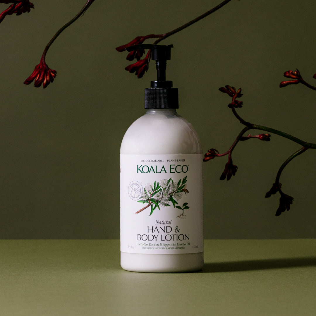 Natural Hand & Body Lotion 500mL - Rosalina & Peppermint