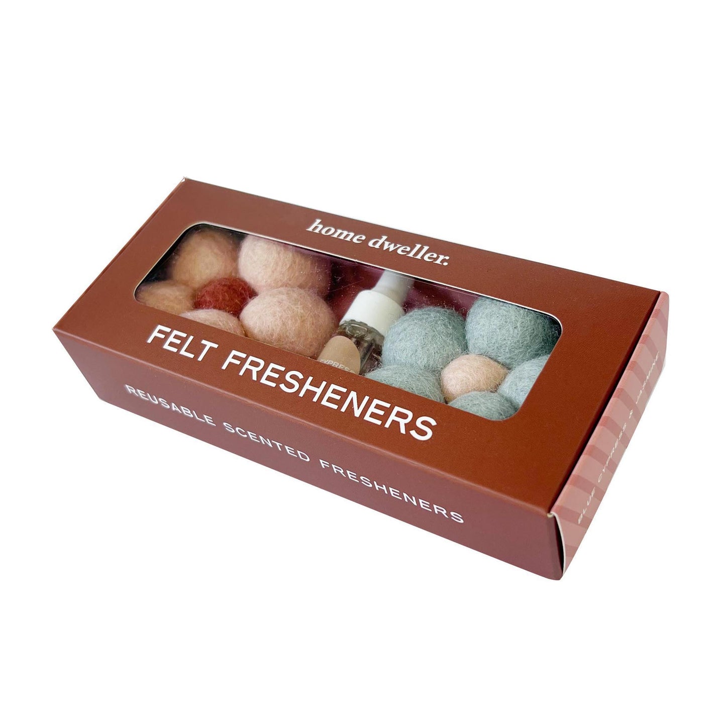 Felt Flower Fresheners - Blue Cypress & Jasmine