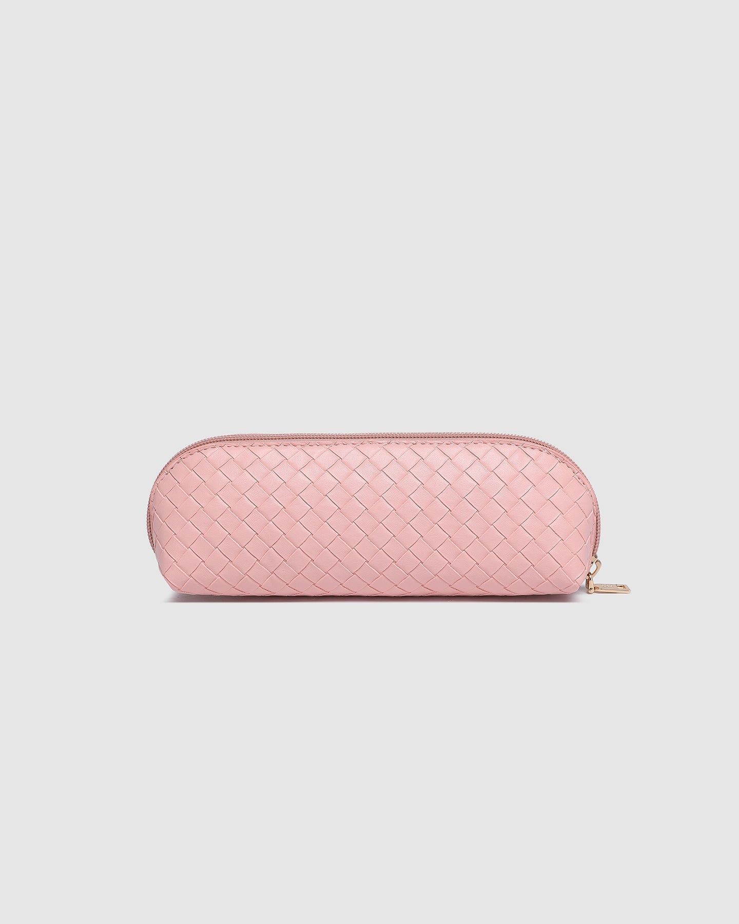 Jayne Woven Makeup Bag - Pink