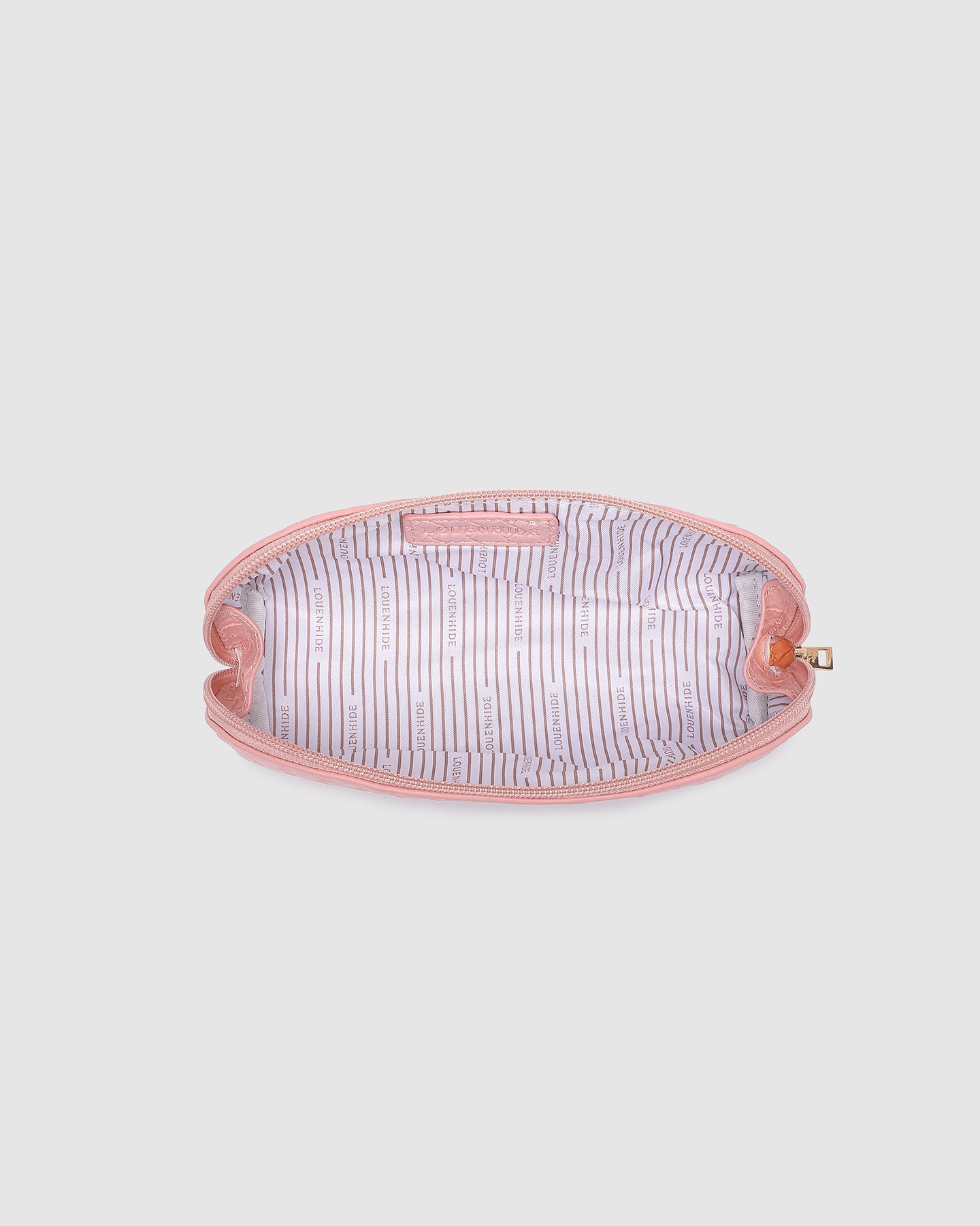 Jayne Woven Makeup Bag - Pink