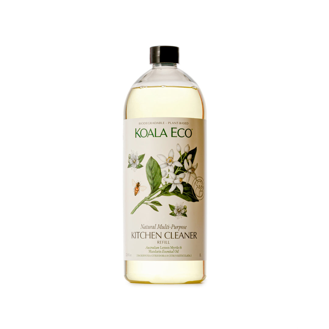 Natural Multi-Purpose Kitchen Cleaner 1L Refill - Lemon Myrtle & Mandarin