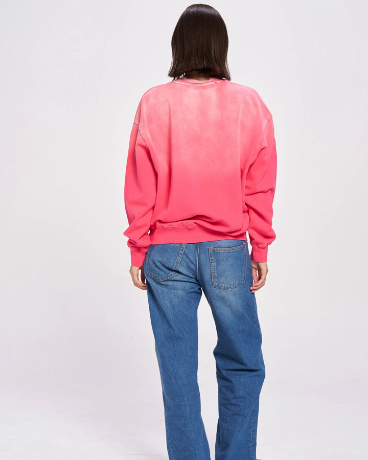 Mermaid La Sirene Crew Neck - Rose Red Sun Fade