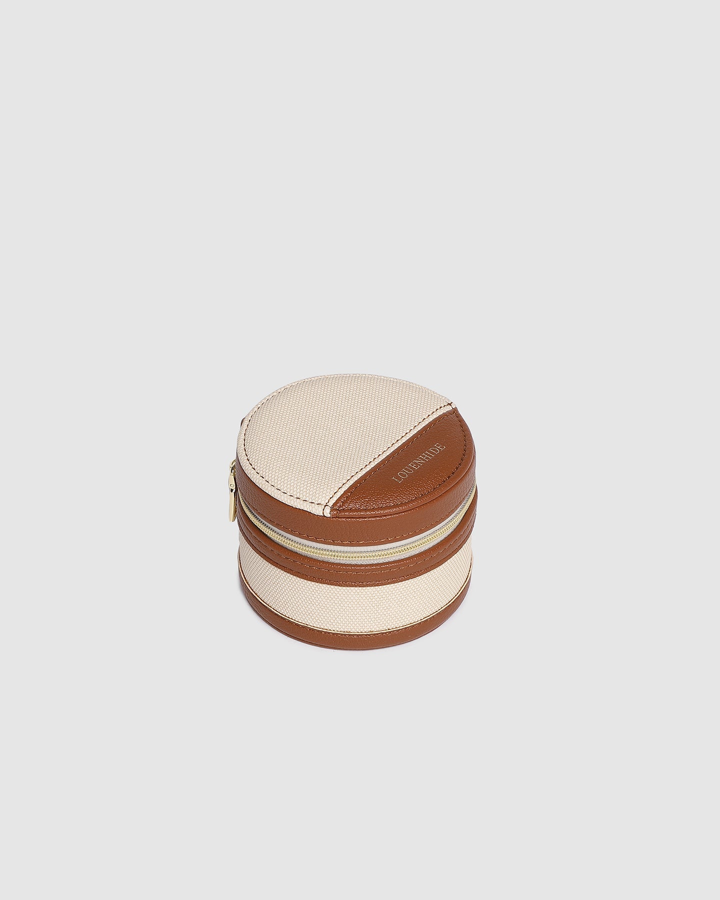 Loz Vanilla Jewellery Box - Canvas/Tan