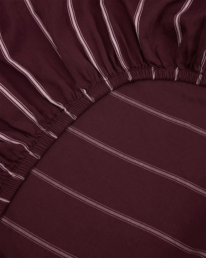 Double Fitted Sheet - Mulberry