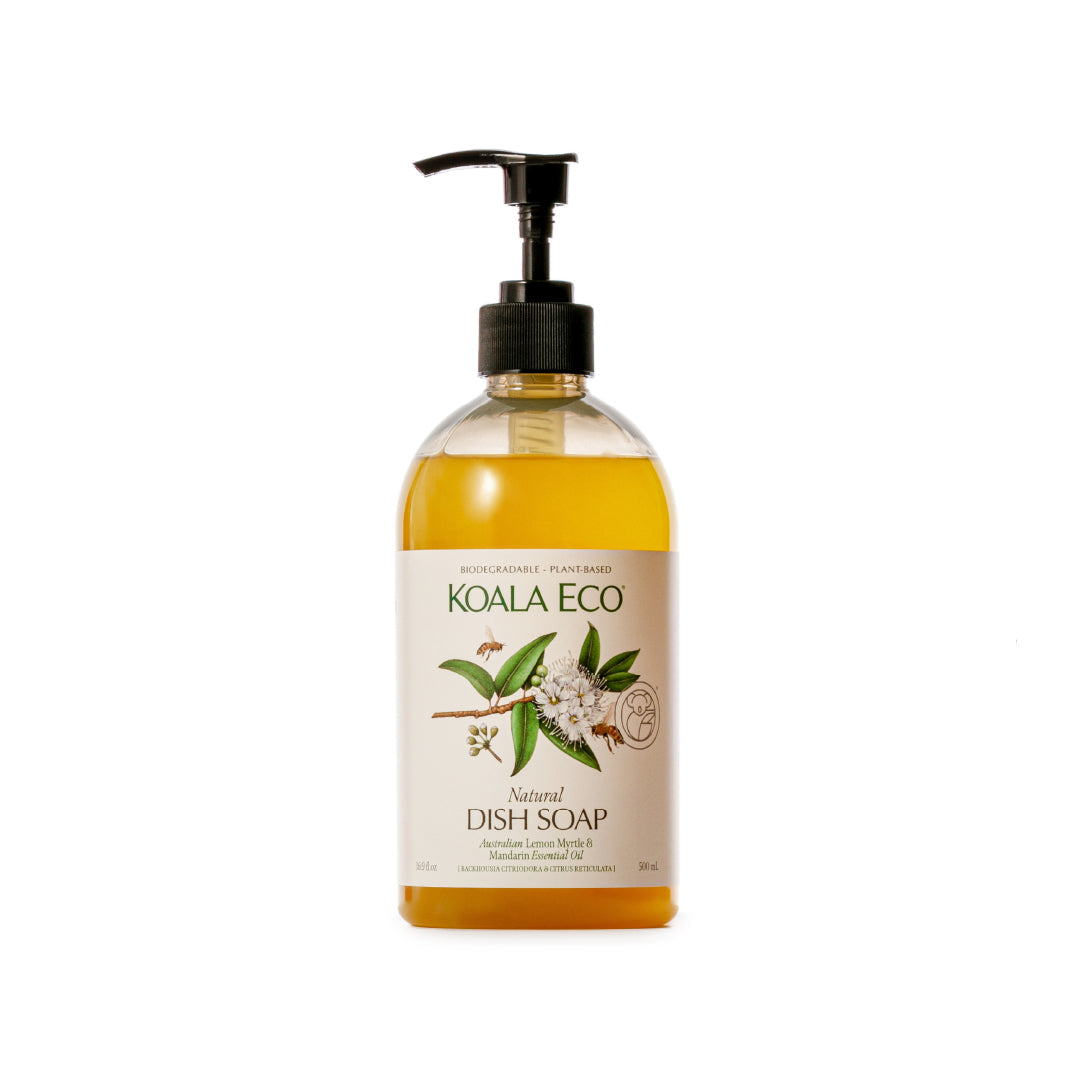 Natural Dish Soap 500mL - Lemon Myrtle & Mandarin