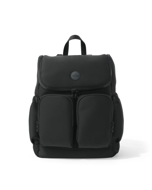 Signature Nappy Backpack - Black Neoprene