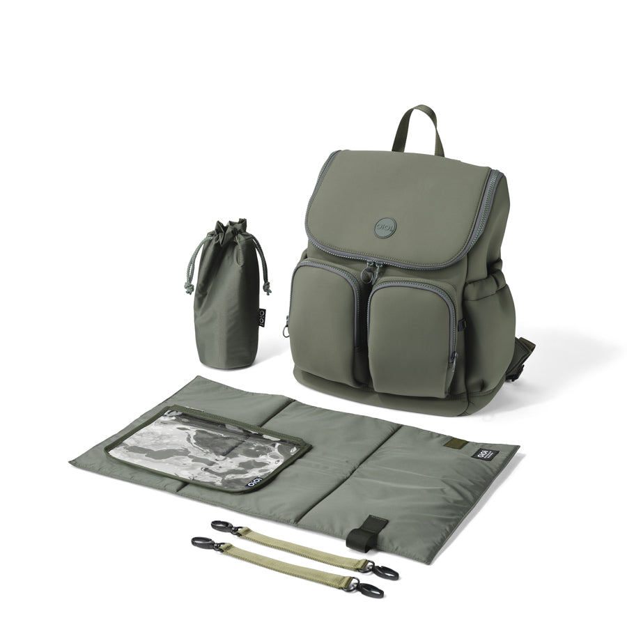 Signature Nappy Backpack - Sage Neoprene