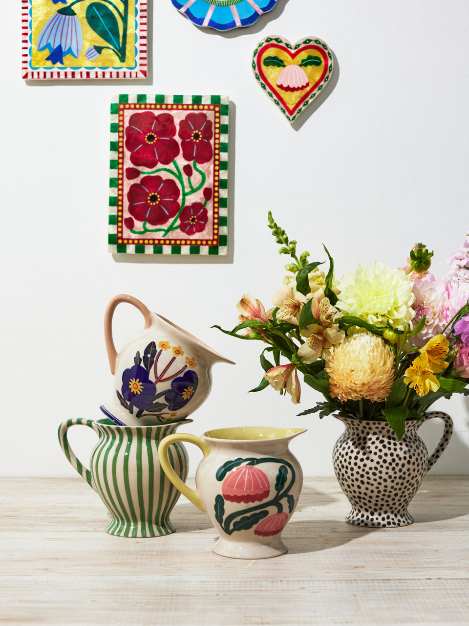 Pitcher - Green Stripe – Sundream Trading