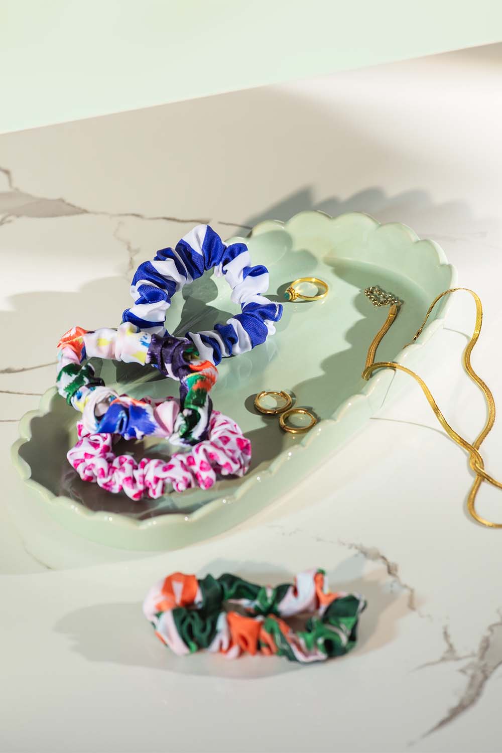 Printed Scrunchies - Winter