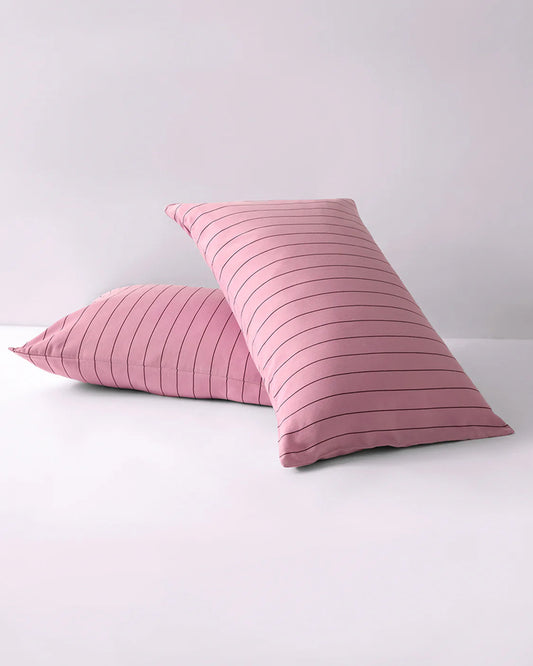 Pillowcase Pair - Aster Pinstripe