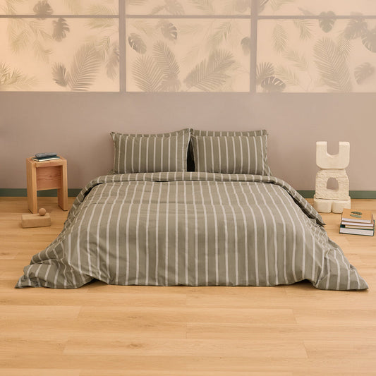 King Quilt Cover - Sage Stone