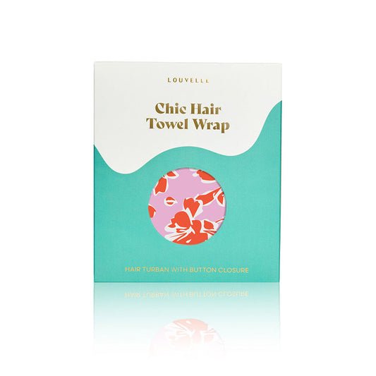 Riva Hair Towel Wrap - Hibiscus