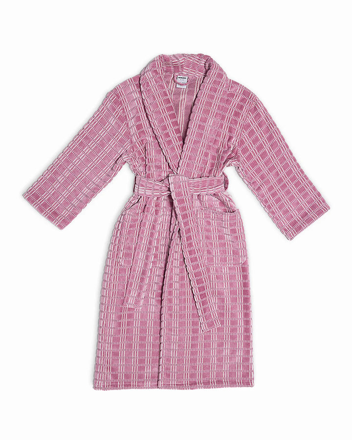 Velour Robe - Fig