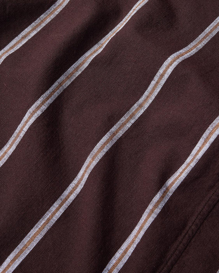 Cotton Ramie Robe - Chocolate