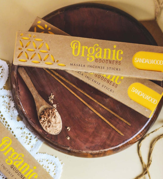 Organic Goodness Masala Incense Sticks - Sandalwood