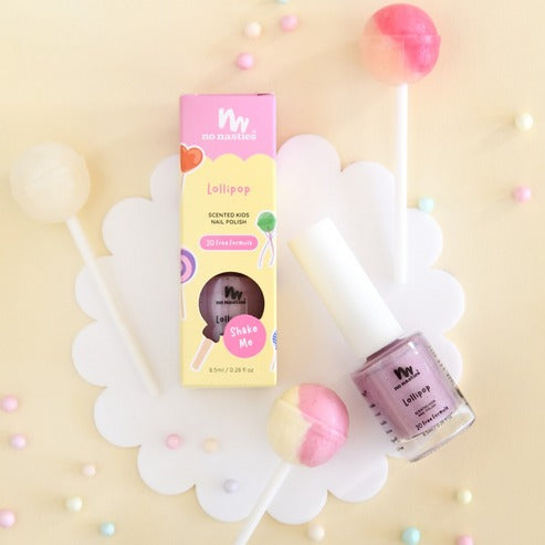 Scented Water-Based Kids Nail Polish - Lollipop/Candy Ice Pink