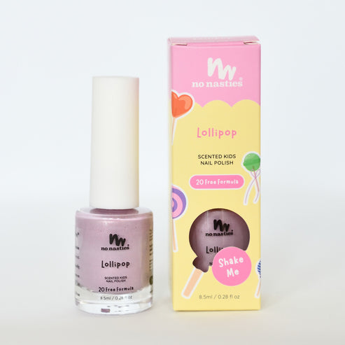 Scented Water-Based Kids Nail Polish - Lollipop/Candy Ice Pink