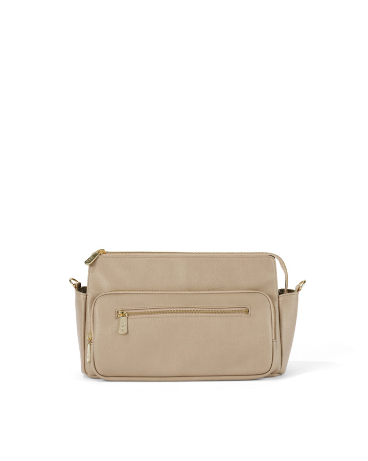 Multitasker Pram Caddy 2.0 - Oat Vegan Leather