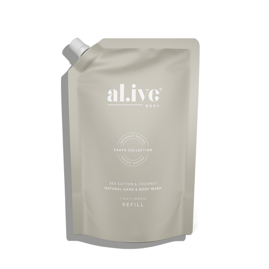 1 Ltr Wash Refill - Sea Cotton & Coconut