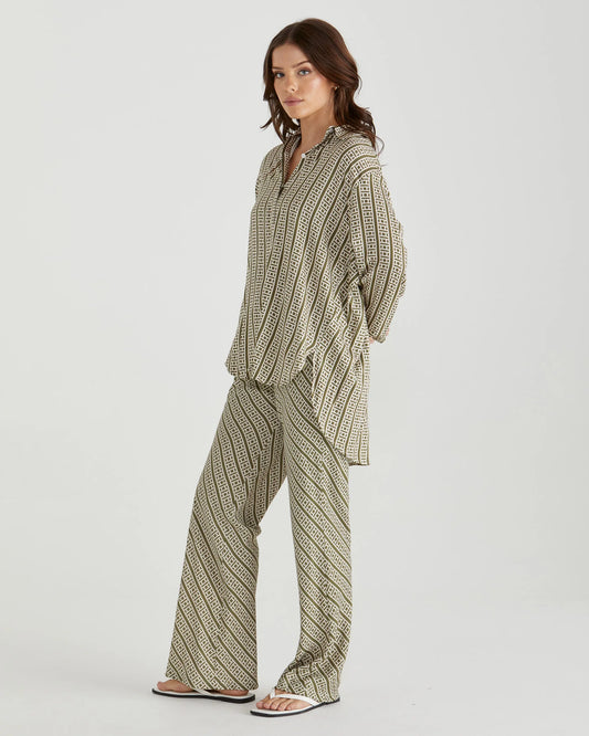 Sullivan Bias Pant - Geo