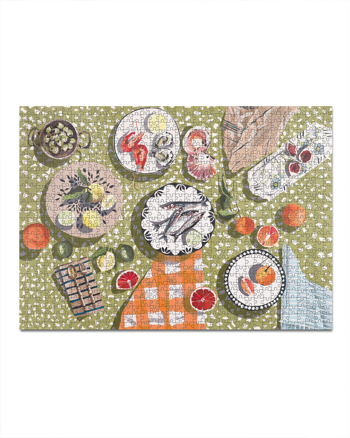 1000 Piece Puzzle - Table By The Sea