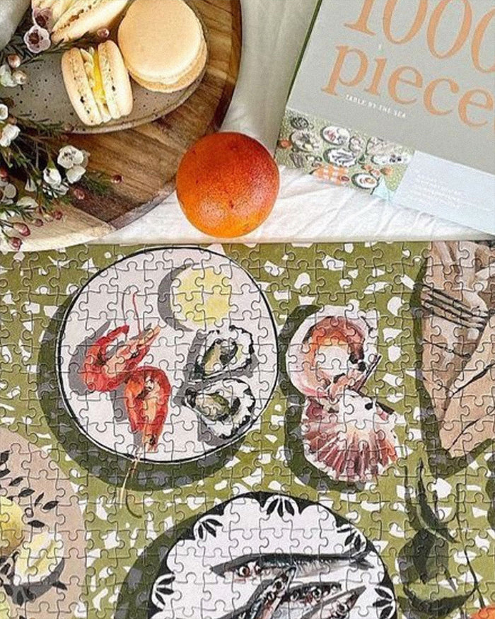 1000 Piece Puzzle - Table By The Sea