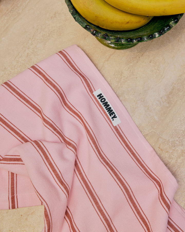 Hommey Tea Towel - Rose